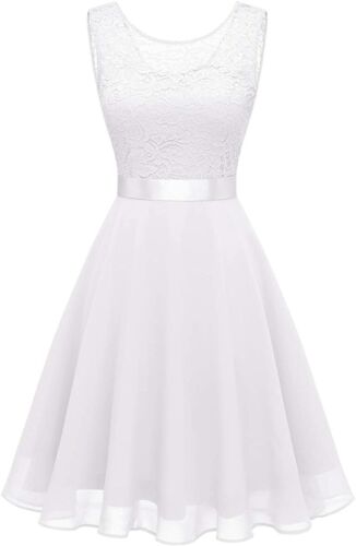 BeryLove Women's Short Floral Lace Bridesmaid Dress A-line Swing Party Dress  | eBay