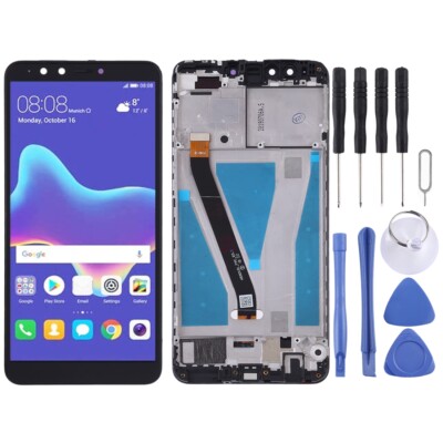OEM LCD Screen for Huawei Enjoy 8 Plus Digitizer Full Assembly w/ Frame (Black)