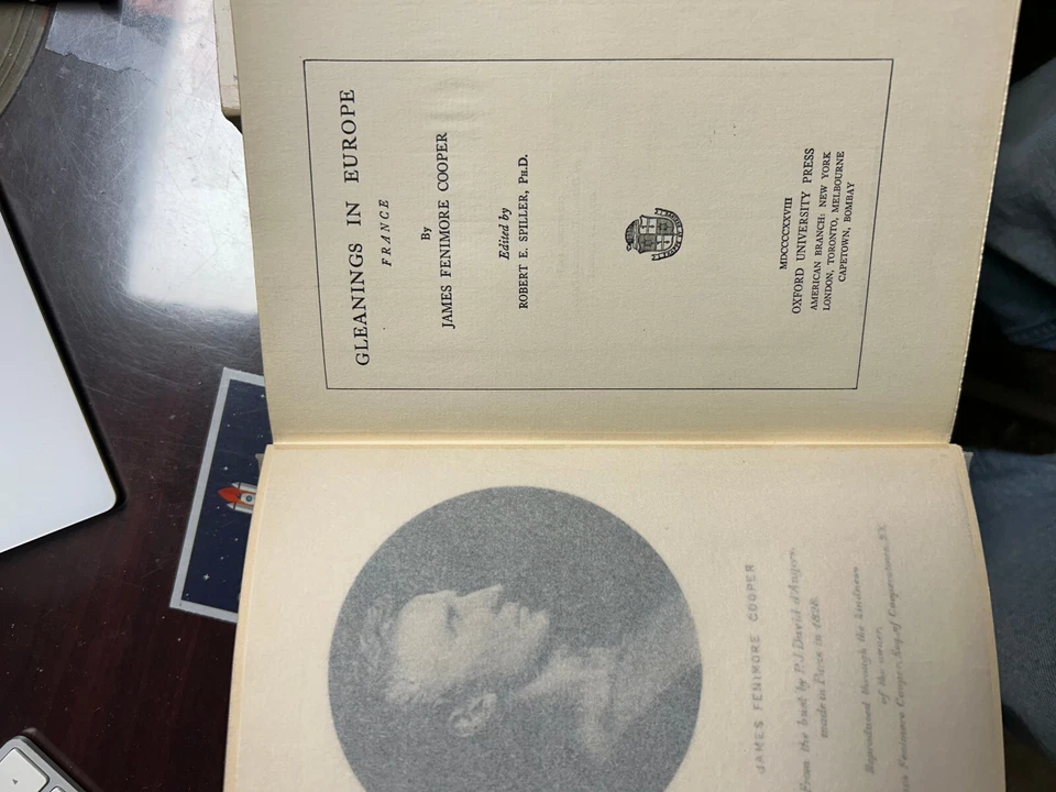 GLEANINGS IN EUROPE: FRANCE (WRITINGS OF JAMES FENIMORE By James Fenimore Cooper - Image 2 of 4