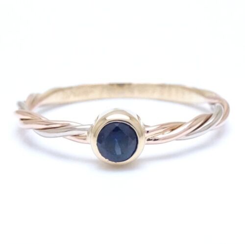 Anillo CARTIER Twist K18Tricolor Oro Zafiro Talla 49/293251 - Imagen 3 de 7
