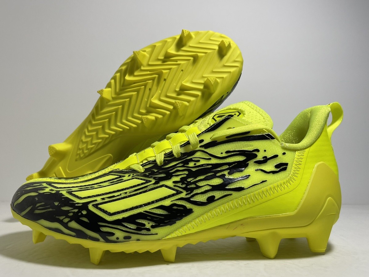 Adidas Adizero 12.0 Poison Yellow Volt Black Football Cleats