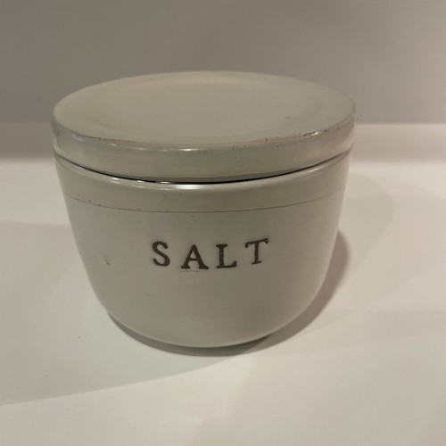 NEW Hearth & Hand Magnolia Stoneware w Lid 350ml Salt Cellar Cream 324-03-1093