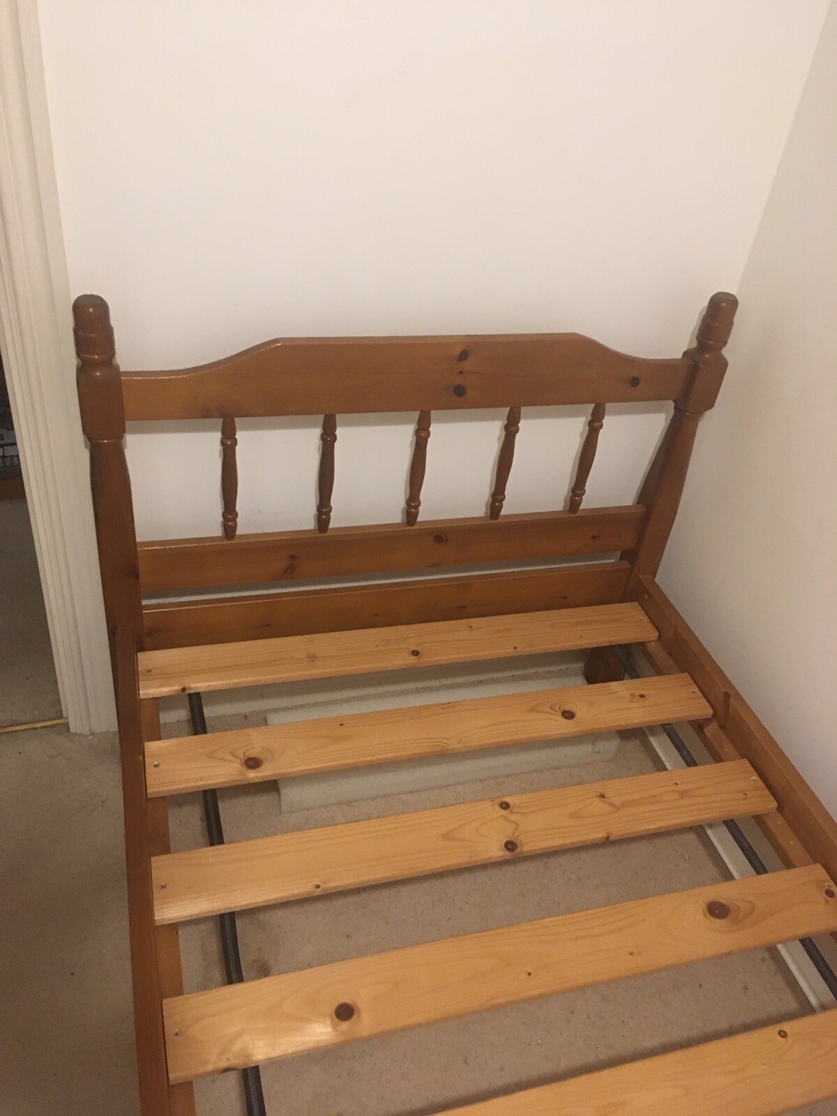 Single wooden bed frame eBay