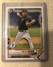 2021 Bowman Draft 1st Edition Po-Yu Chen Pirates