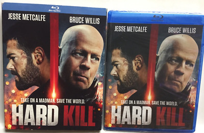 Hard Kill (Blu-ray,2020) w/Rare Slipcover! Bruce Willis,BRAND NEW!
