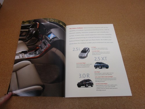 2006 Subaru Outback Wagon 2.5i XT 3.0R  sales brochure 38 pg ORIGINAL - 第 2/3 張圖片