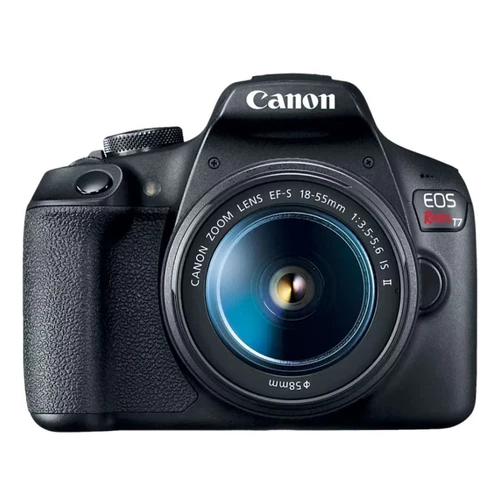 Canon EOS Rebel T7 DSLR Black Camera with 18 to 55mm Lens and 24.1MP CMOS Sensor