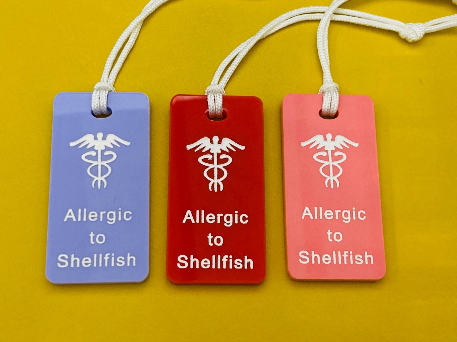 Muestra Oferta Alergias A Mariscos Mochila Maleta Etiquetas Para Holiday Viaje