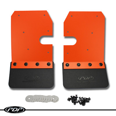 2014-2018 Polaris RZR 900 S 4 1000 XP OEM Front Mud Flap Kit Pair by PDP  ORANGE