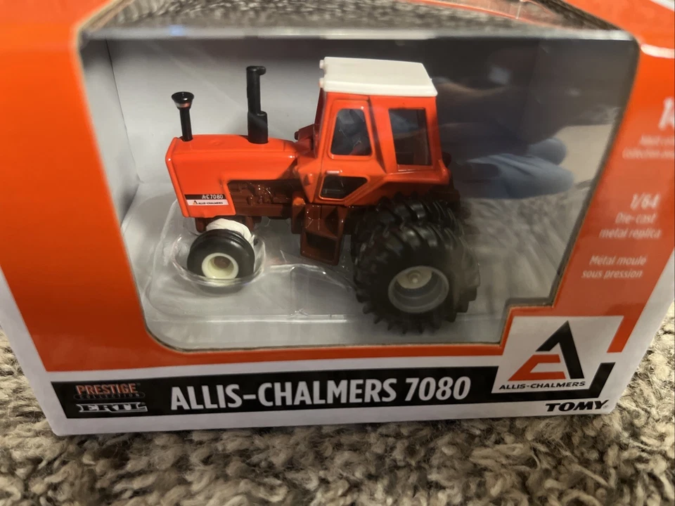 2024 ERTL 1/64 Allis Chalmers 7080 Maroon Belly W/ Duals NEW!! - Image 3 of 3