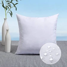 MIULEE 20x20 Pillow Insert Throw Insert, Inch (Pack of 1), White 