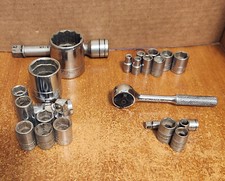 S - K Sockets 1/4 - 3/8 - 1/2 drive and more Lot 3171