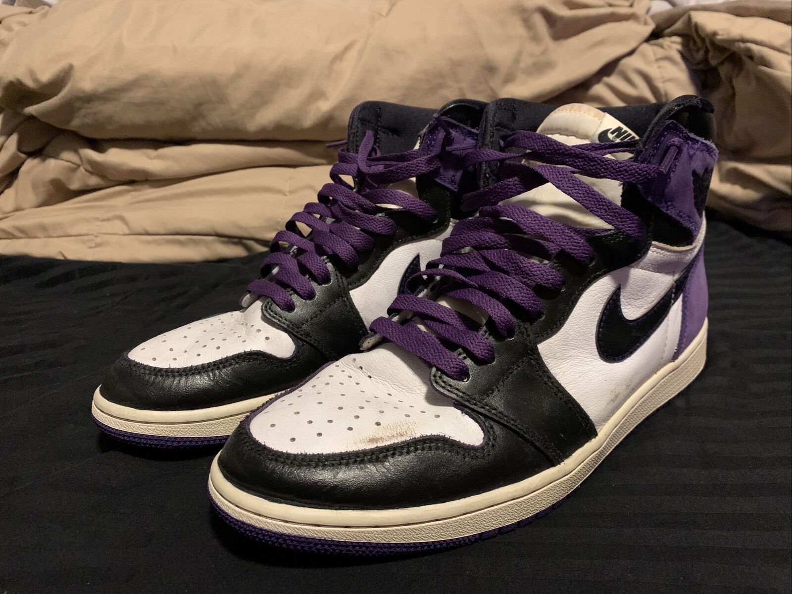 court purple suede jordan 1