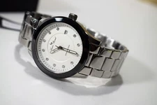 Lucien Piccard Women's Watch Cima White Austrian Crystal Swiss Quartz Sapphitek