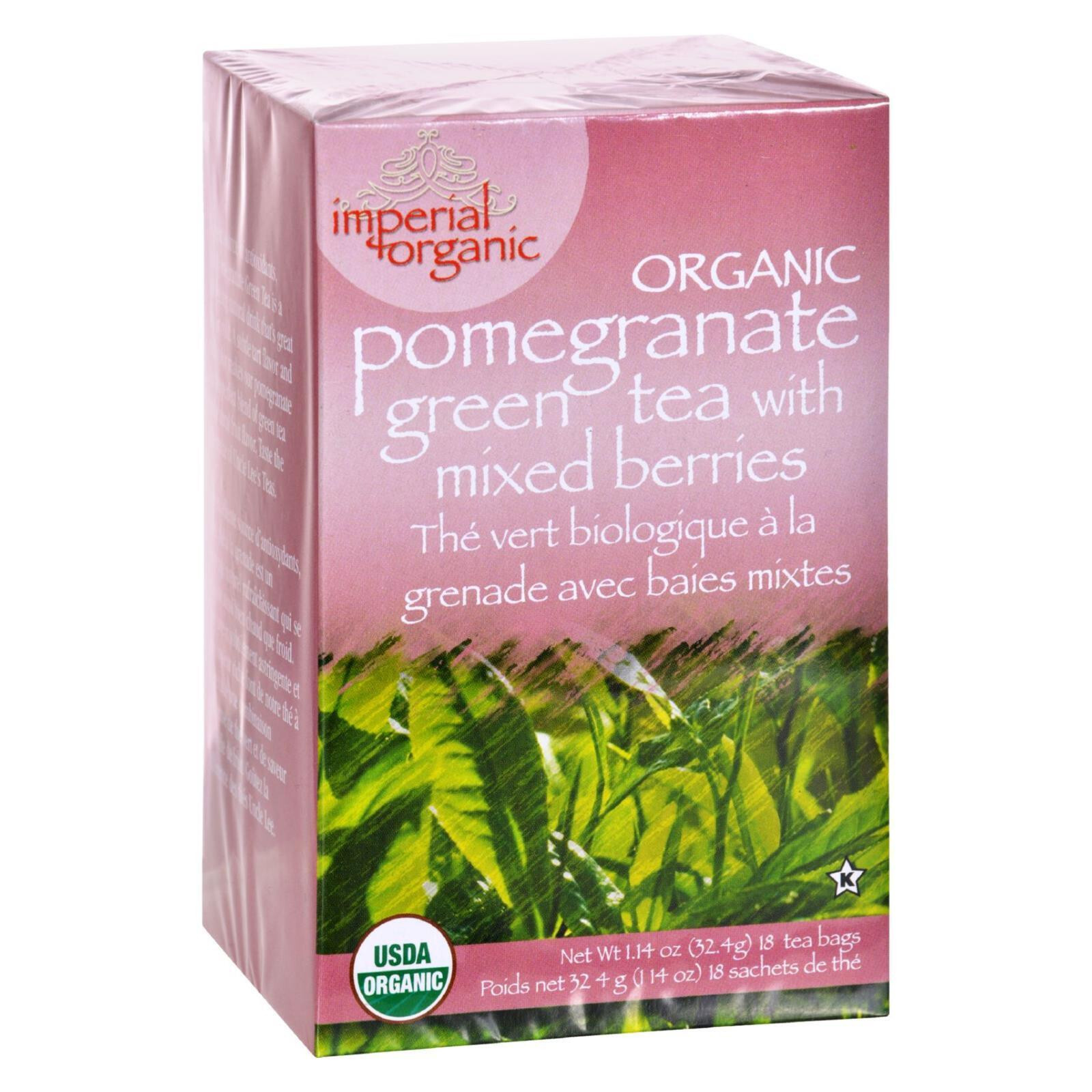 Uncle Lee's Imperial Organic Pomegranate Green Tea with Mixed Berries -
