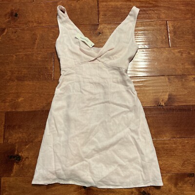 Women s Twist Front Mini Dress Pink XS NWT $50 Boutique Francesca s Miami
