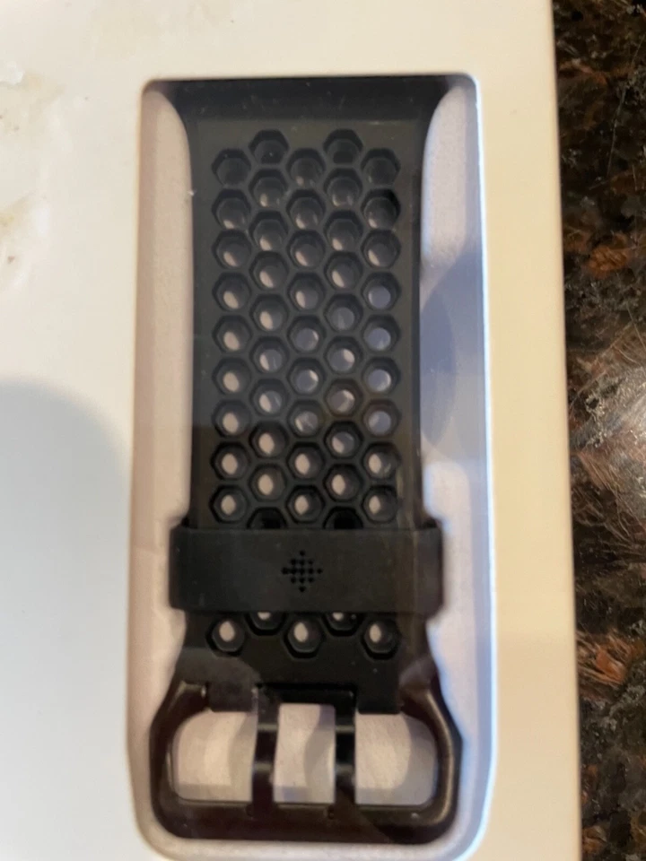 Nuevo Fitbit Ionic Sport Accesorio Banda/P Pulsera Azul L/G O Negro S/P NUEVO SELLADO Foto 3 de 4