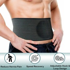 Premium Umbilical Hernia Belt Abdominal Binder With Hernia Support Pad Unisex