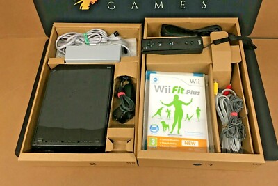 Nintendo Switch Nintendo Wii RVL-S-KABN & WiiFitplus Nintendo Wii Black Console & Wii Fit Plus Balance Board