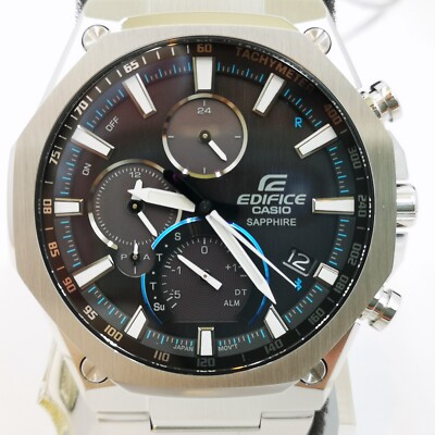 CASIO EDIFICE EQB-1100YD-1AJF Black Flat Design Men's Watch New in Box