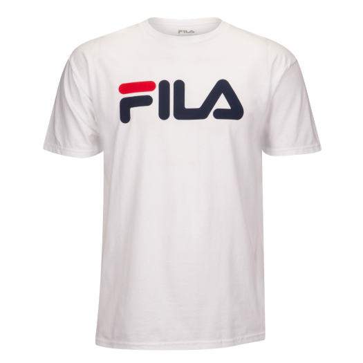 ■FILA■ Sailing Lettering Supima Short Sleeve T-ShirtFS2RSH Men's Tee Fila Crew Neck Short Stretch Poly Cotton