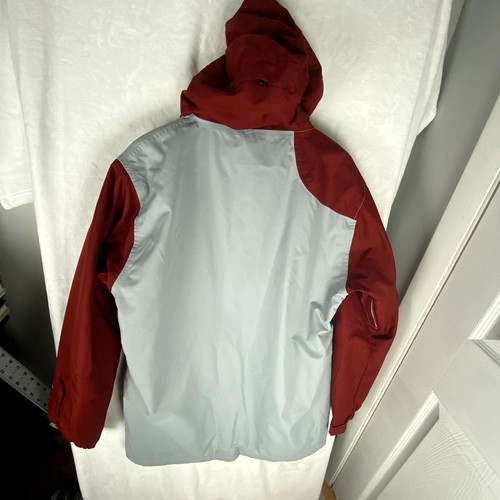 O'neill New Schoolers Tall Fit Ski Jacket Mens Large Gray Red Hooded Full Zip - Picture 10 of 16