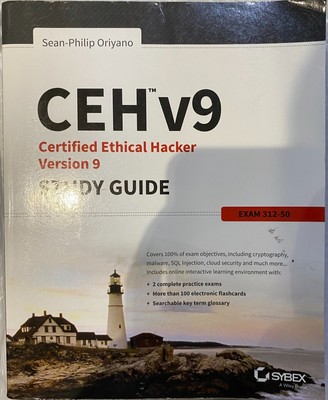 CEH V9 : Certified Ethical Hacker Version 9 Study Guide by Robert Shimonski...