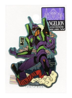 EVANGELION Unit-01 Ukiyo-e Style Sticker B-Side Label Japan Exclusive Waterproof