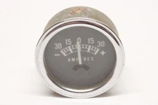 Vintage SW Car Truck Dash Accessory -30-30+ Amp Ammeter Single Gauge 2-1/16"