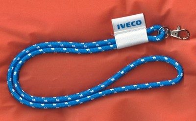 1 x IVECO Schlüsselband hellblau Original aus meiner Sammlung Lagerfach  Nr. 286