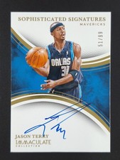 2024-25 Panini Immaculate Coll. JASON TERRY 51/99 Auto Sophisticated #SPS-JET