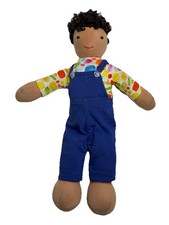 Montessori Lovevery Quinn Plush Doll Organic Cotton Montessori Dark Curly Hair
