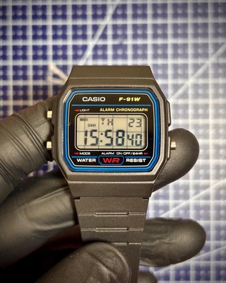 Casio F-91W Grid Mod   Minimal Digital Edition