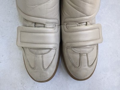 Maison Margiela Clinic Sneakers Beige Men 10 43 Leather High Tops