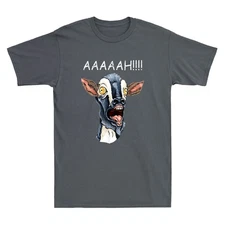 AAAH Screaming Goat Meme Funny Animal Humor Unisex T-shirt