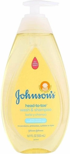 Johnsons Baby Head-To-Toe Wash & Shampoo 16.9 Ounce Pump (500ml) (3 Pack) - Picture 4 of 5