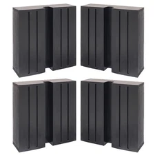 4 Pack 5 Jack Rubber Pad, Black Anti-Slip, Pinch Weld Adapter, Car Lift