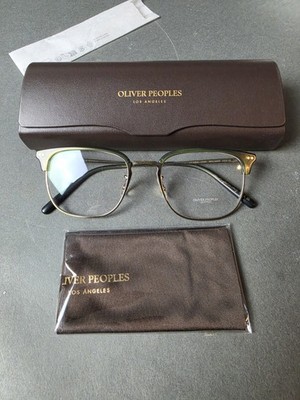 Oliver People's Willman Eyeglasses - Emerald / Antique Gold - 52-19 150mm