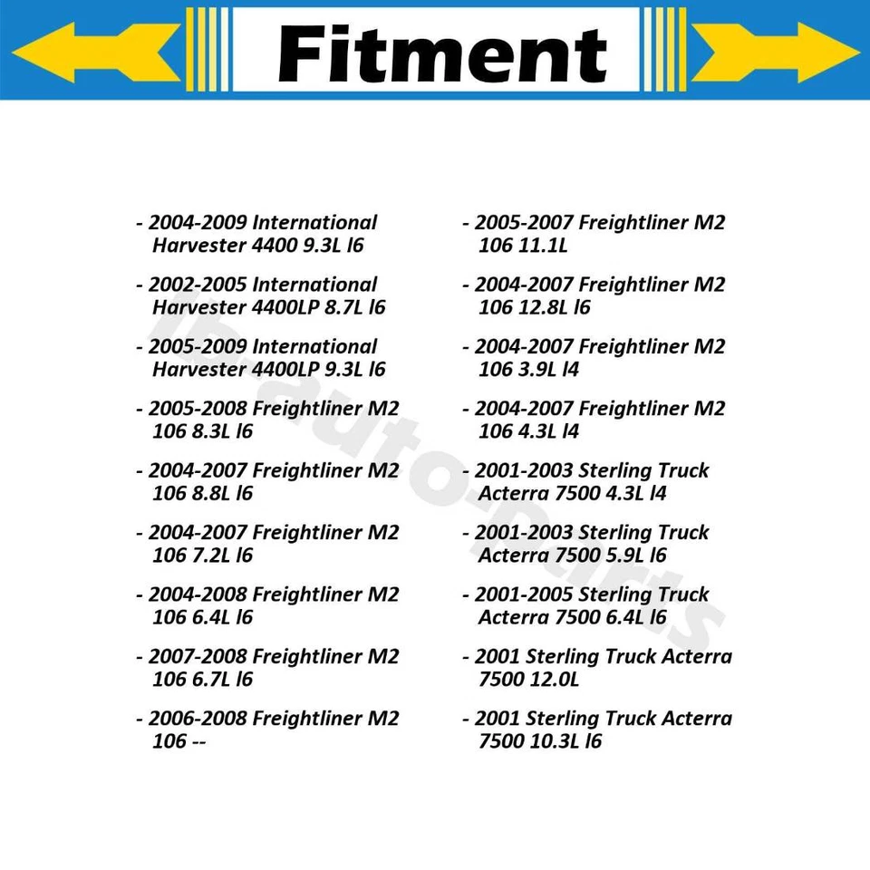 2x Nugeon Brake Calipers Front For International Harvester 4400 6.0L 2003 - Image 3 of 4