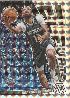 2022-23 Panini Mosaic Brandon Ingram Elevate Silver Prizm SP Toronto Raptors