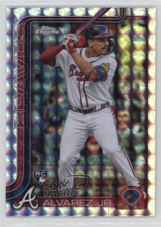 2025 Topps Chrome Geometric Refractor Nacho Alvarez Jr #75 4k8