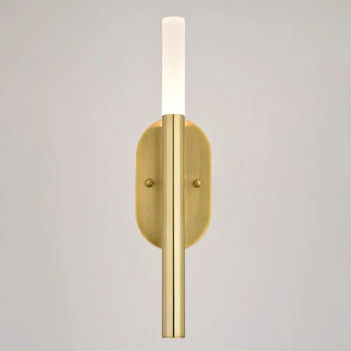 Vaxcel Lighting W0490 18" Tall LED Wall Sconce - Brass - Picture 2 of 6