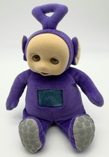Vintage Eden Teletubbies Tinky Winky Purple 7 Sitting Plush Toy 1998