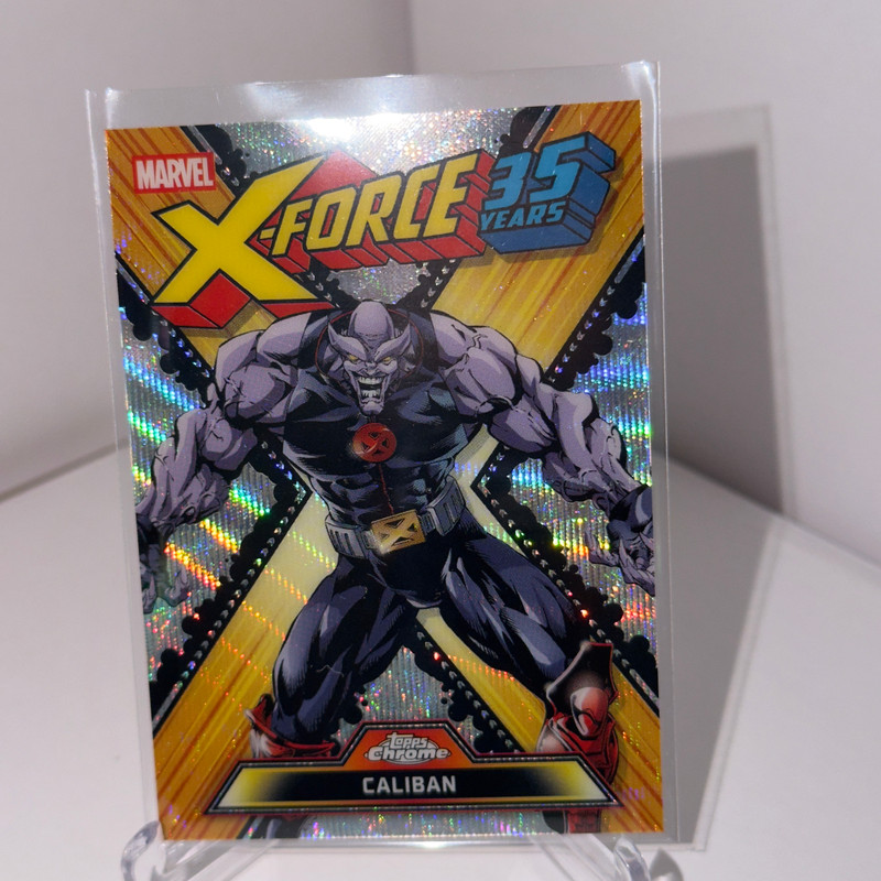 2026 Topps Chrome Marvel Caliban XF-02 X-Force 35 Years Insert 