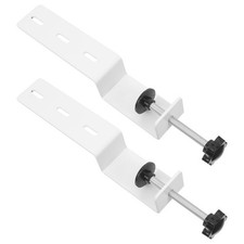  2pcs Pegboard Desk Clamp - Pegboard Mounting Bracket for Table Edge - 1-7cm