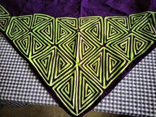 Boy Scout Large neckerchief with the design of the Cuna(San Blas Indians)mola.