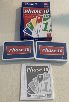 Vintage 2004 Fundex PHASE 10 Card Game