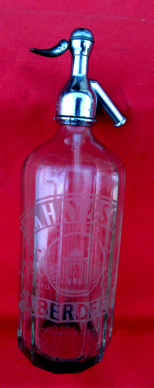Aberdeen UK London England Beverage Soda Water Seltzer  Syphon Bottle Bar Ware