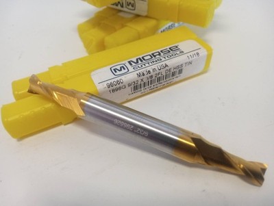 Morse Cutting Tools 96060 SQ End Mill; 9/32'' Dia. x 9/16'' LOC x 3/8'' Shank Dia.