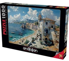 Anatolian puzzle 1000 Pcs , The Village By The Sea